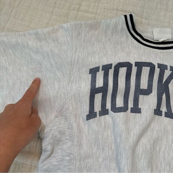 Vintage Champion Reverse Weave Crewneck John Hopkins University Rare Size Small - Picture 5 of 11